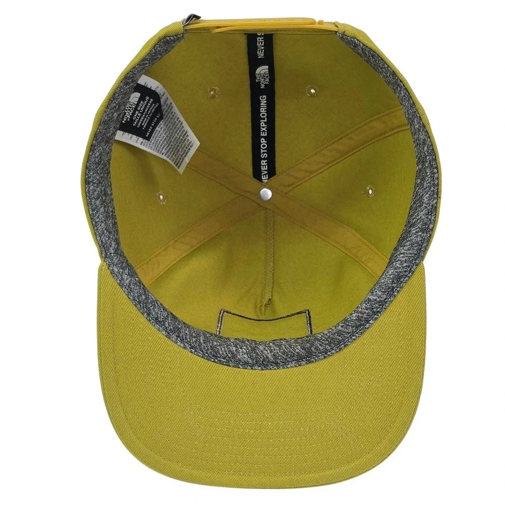 The North Face Desert Joshua Tree Patch‎ Snapback Hat Mustard Yellow Unisex OSFA